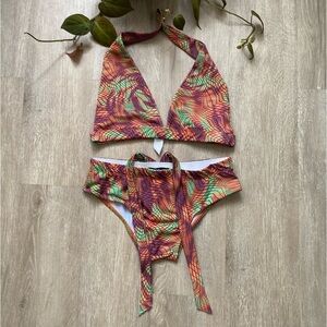 Dolls Kill Shaken Not Stirred Hot Short Set Halter top